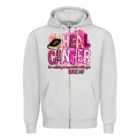 Dove Grey heal cancer for nothing is impossible with god Zipper Hoodie - BarkalooDesign