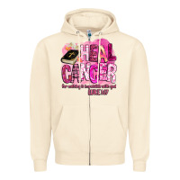 Sandshell heal cancer for nothing is impossible with god Zipper Hoodie - BarkalooDesign
