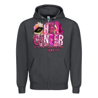 Smoke heal cancer for nothing is impossible with god Zipper Hoodie - BarkalooDesign