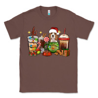 Chestnut Christmas coffee cups with Beagle Classic Tee - RanaPortraitStore