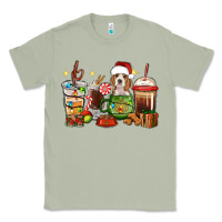 Matcha Christmas coffee cups with Beagle Classic Tee - RanaPortraitStore