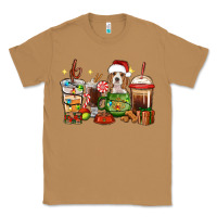 Toasted Coconut Christmas coffee cups with Beagle Classic Tee - RanaPortraitStore