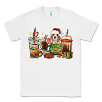 White Christmas coffee cups with Beagle Classic Tee - RanaPortraitStore