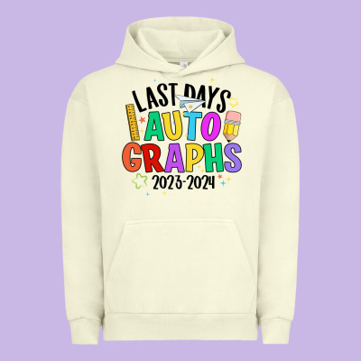 Last Days Auto Graphs Urban Hoodie Designed By Jahusdesignshop