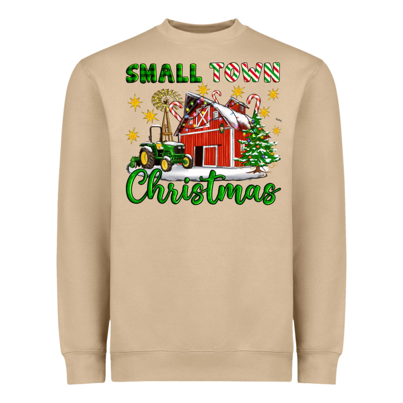Small Town Christmas Heavyweight Sweatshirt by Artiststas | Teevron