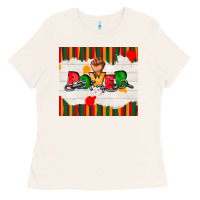 Bone juneteenth black power Ladies Tee - TumblerDesignByShophia