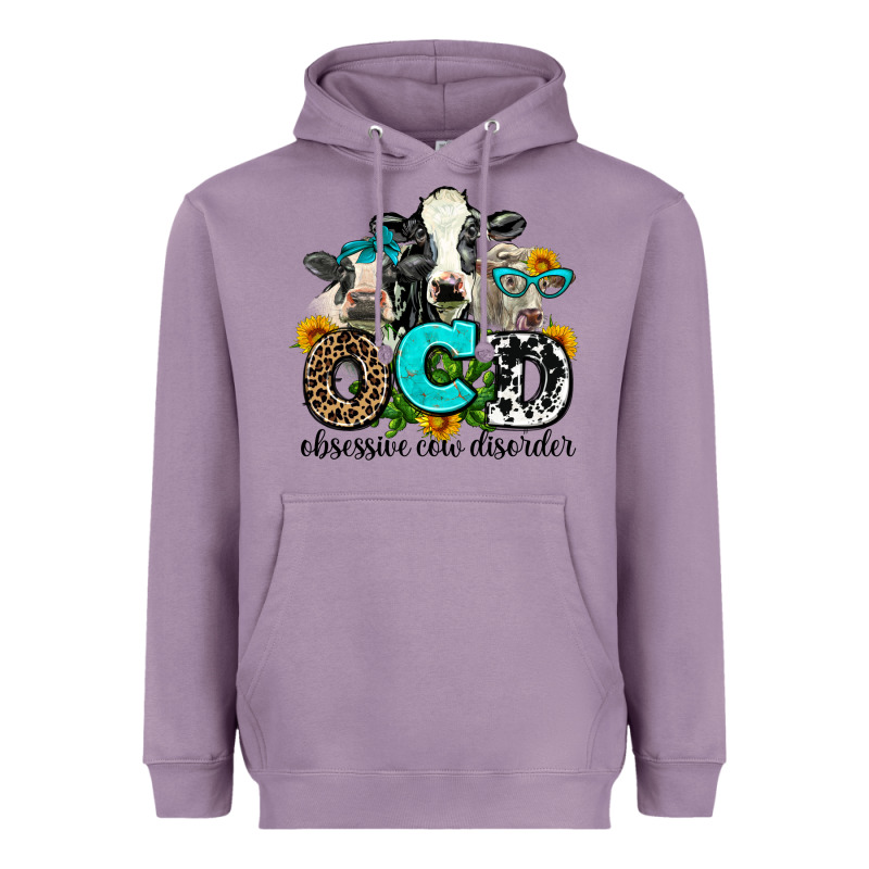 Ocd Obsessive Cow Disorder Heavyweight Hoodie by AdoDesignShop | Teevron