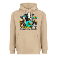 Mushroom ocd obsessive cow disorder Heavyweight Hoodie - AdoDesignShop
