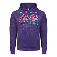 Cloud Purple xoxo hugs and kisses paws olivia Vintage Hoodie - OliviaCreatesArt