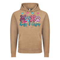 Vintage Coffee xoxo hugs and kisses paws olivia Vintage Hoodie - OliviaCreatesArt