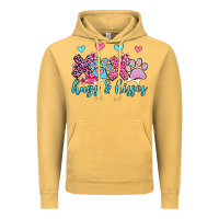 Vintage Mustard xoxo hugs and kisses paws olivia Vintage Hoodie - OliviaCreatesArt