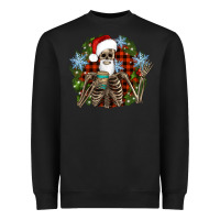 Santa Skeleton Christmas Heavyweight Sweatshirt | Teevron