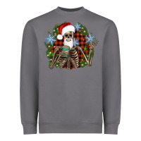 Storm Santa skeleton christmas Heavyweight Sweatshirt - Artiststas