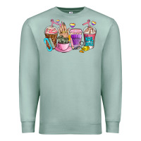 Seafoam nail art  coffee cups Premium Sweatshirt - AdoDesignShop