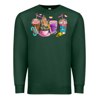 Sports Green nail art  coffee cups Premium Sweatshirt - AdoDesignShop