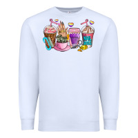White nail art  coffee cups Premium Sweatshirt - AdoDesignShop