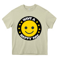 Mossy Have A Happy Day Heavy Core Tee - Bettercallsaul