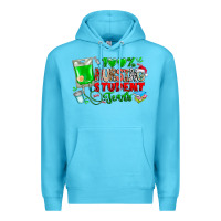 Ocean Blue 100 Nursing Student Tears Premium Hoodie - CowhideDigitalArt