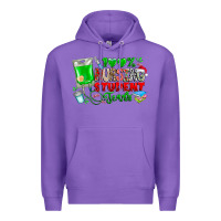 Purple 100 Nursing Student Tears Premium Hoodie - CowhideDigitalArt
