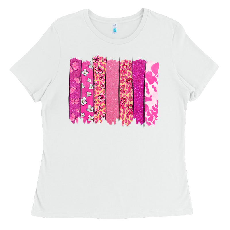 Cancer Brushstroke Cancer Awareness Ladies Tee by HowdyJamesFarm | Teevron