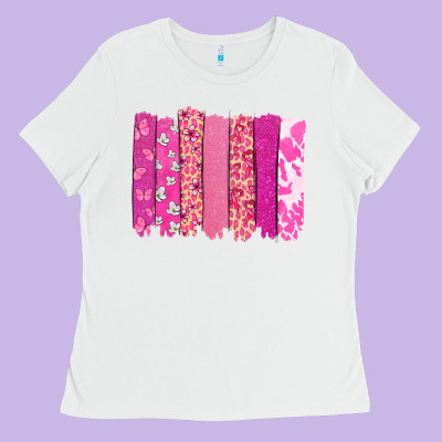 Cancer Brushstroke Cancer Awareness Ladies Tee Designed By Howdyjamesfarm