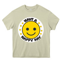 Mossy Have A Happy Day Heavy Core Tee - Bettercallsaul