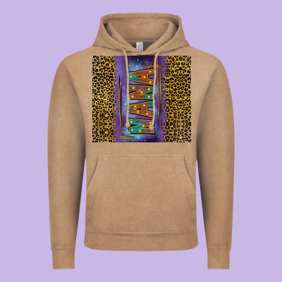 Leopard Nana Tumbler Vintage Hoodie Designed By Fadigitalartstudio