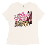 Bone Give Cancer the boot Cancer Awareness Ladies Tee - HowdyJamesFarm