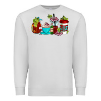 Dove Grey wine coffee cups Premium Sweatshirt - AdoDesignShop