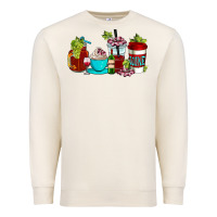 Sandshell wine coffee cups Premium Sweatshirt - AdoDesignShop