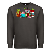 Smoke wine coffee cups Premium Sweatshirt - AdoDesignShop