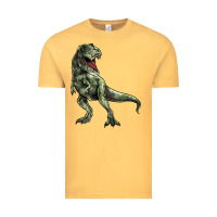 Vintage Mustard T-rex Vintage Tee - HowdyJamesFarm