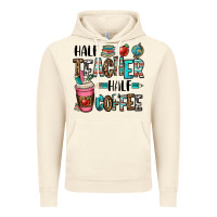 Vintage Artic half teacher half coffee Vintage Hoodie - OliviaCreatesArt