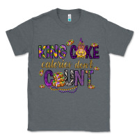 Charcoal Heather King cake calories don't count Classic Tee - HowdyJamesFarm