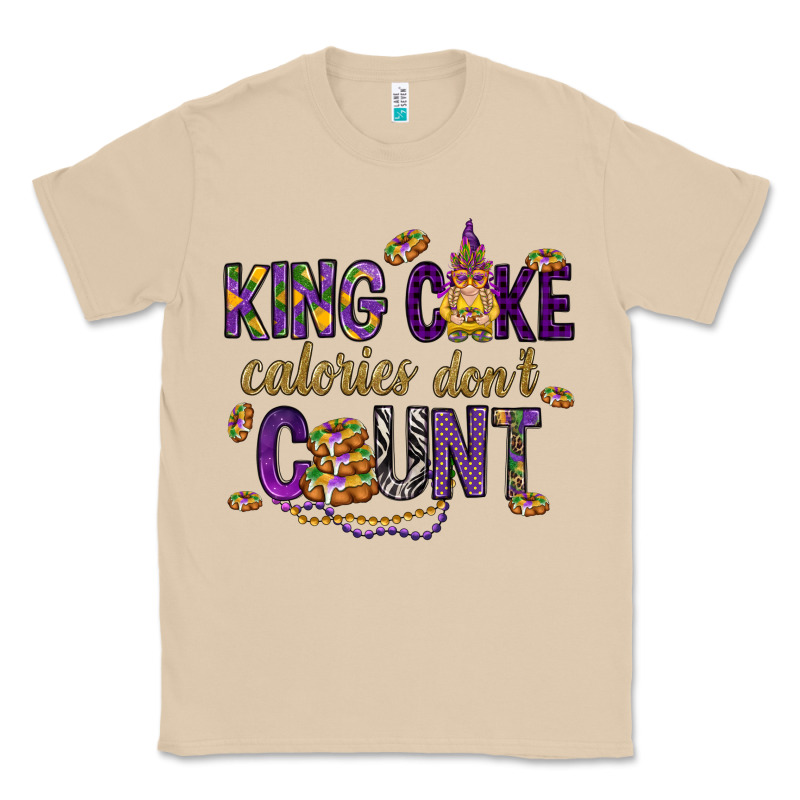 King Cake Calories Don't Count Classic Tee by HowdyJamesFarm | Teevron