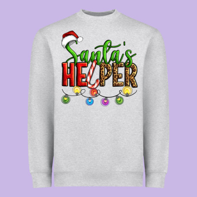 Santa's Helper Christmas Heavyweight Sweatshirt Designed By Artiststas