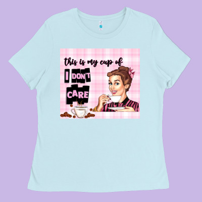 Retro Housewife Ladies Tee Designed By Tumblerdesignbyshophia