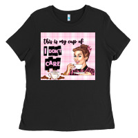 Black retro housewife Ladies Tee - TumblerDesignByShophia