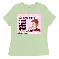 Matcha retro housewife Ladies Tee - TumblerDesignByShophia