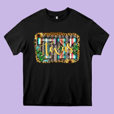 Tx Texas Heavy Core Tee Designed By Jahusdesignshop