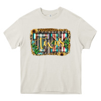 Cream Tx Texas Heavy Core Tee - JahusDesignShop