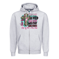 Heather Grey she is loved Zipper Hoodie - BarkalooDesign