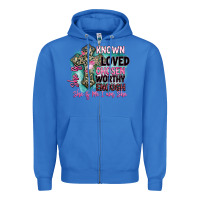 True Royal she is loved Zipper Hoodie - BarkalooDesign
