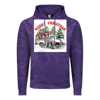Cloud Purple merry chrıstmas Vintage Hoodie - FaDigitalArtStudio