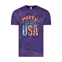 Cloud Purple Party in the USA 4th of july Vintage Tee - HowdyJamesFarm