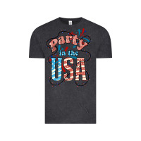 Vintage Black Party in the USA 4th of july Vintage Tee - HowdyJamesFarm