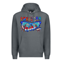 Rock American babe Premium Hoodie - CowhideDigitalArt