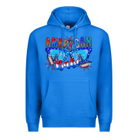 True Royal American babe Premium Hoodie - CowhideDigitalArt