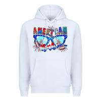 White American babe Premium Hoodie - CowhideDigitalArt