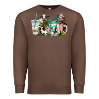 Chestnut cow coffee cups Premium Sweatshirt - AdoDesignShop